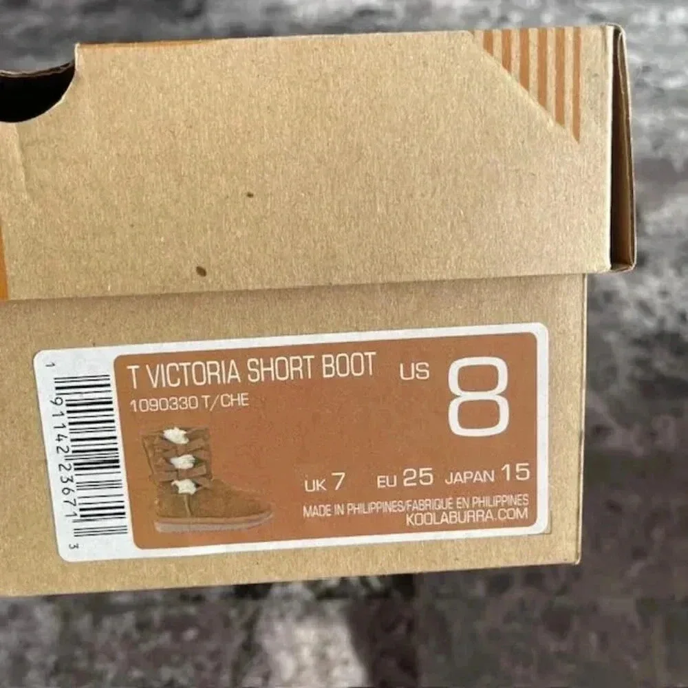 Kookaburra by UGG Victoria Toddler Girl's Short Winter Boots - Chestnut - Size 8